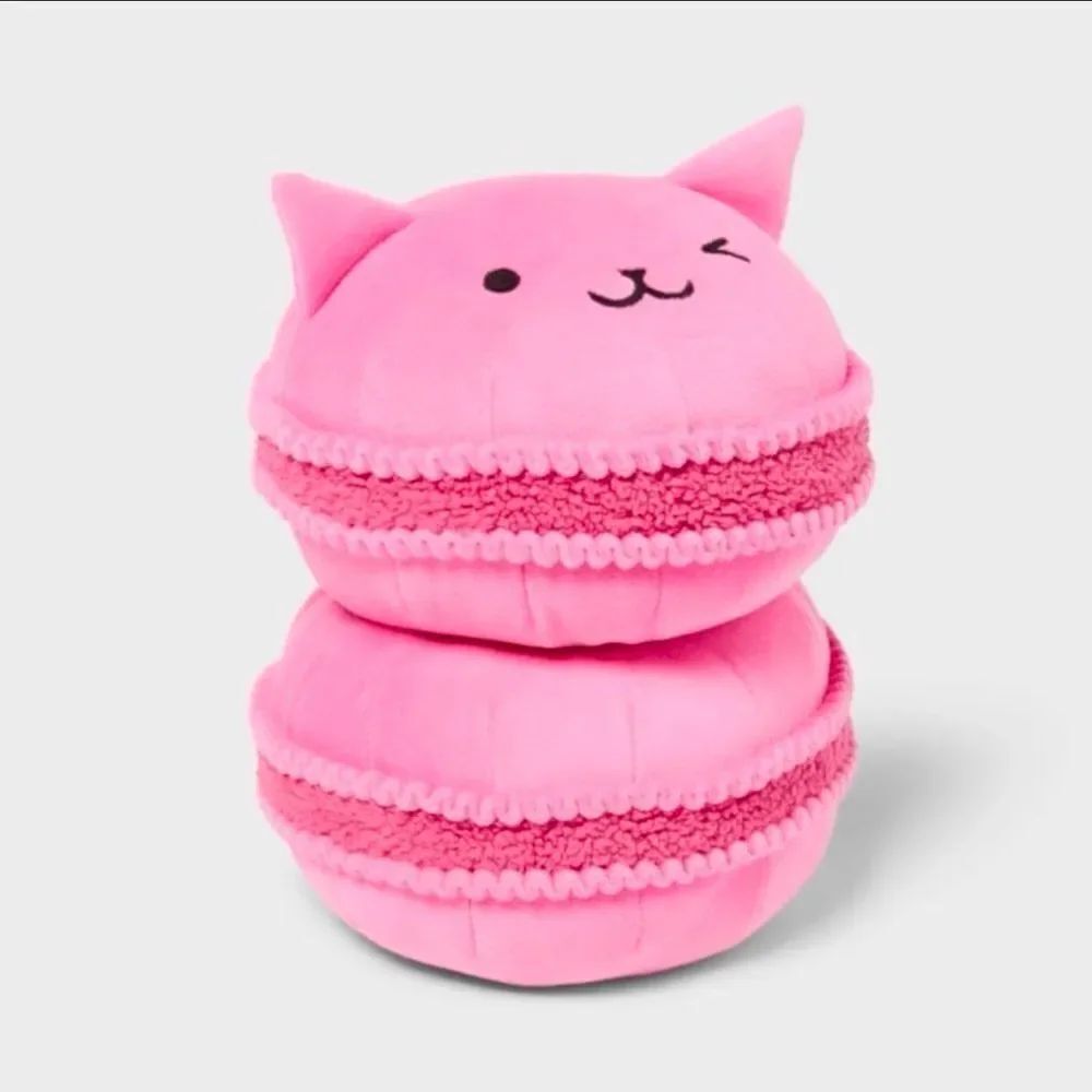 Cat Macaroon Kids Valentine's Birthday Weighted Plush Pillowfort Stuffed Animal